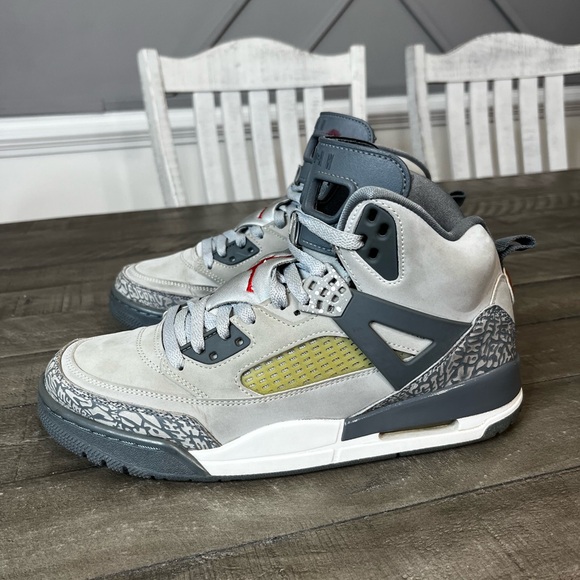 Jordan Other - Nike Air Jordan Spizike Wolf Grey Sneakers Sz 9
